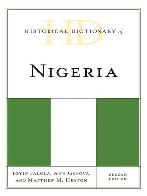 cover image of Historical Dictionary of Nigeria